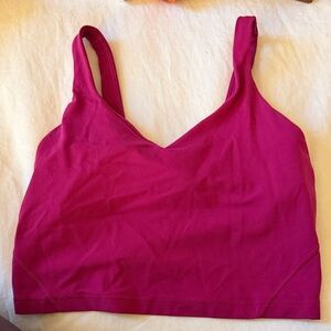EUC lululemon align crop top 6